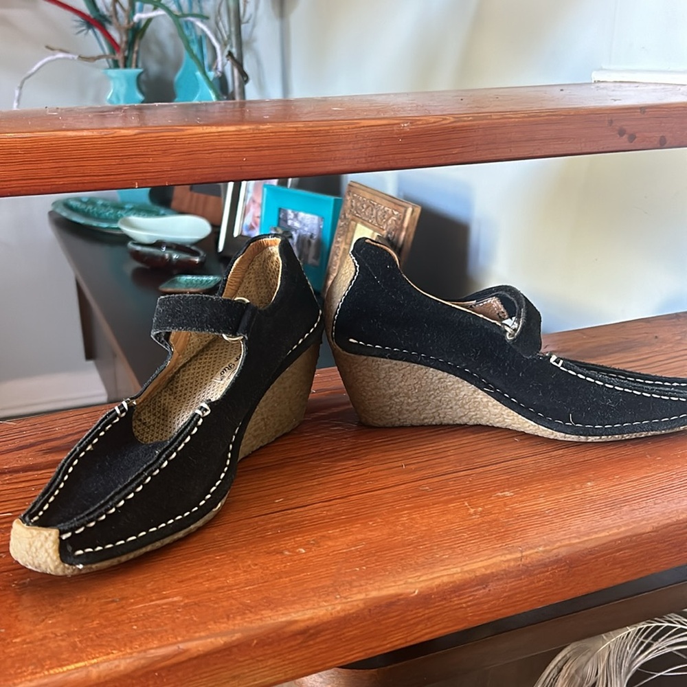 Summer Rio beautiful suede platform shoes - Picture 5 of 8
